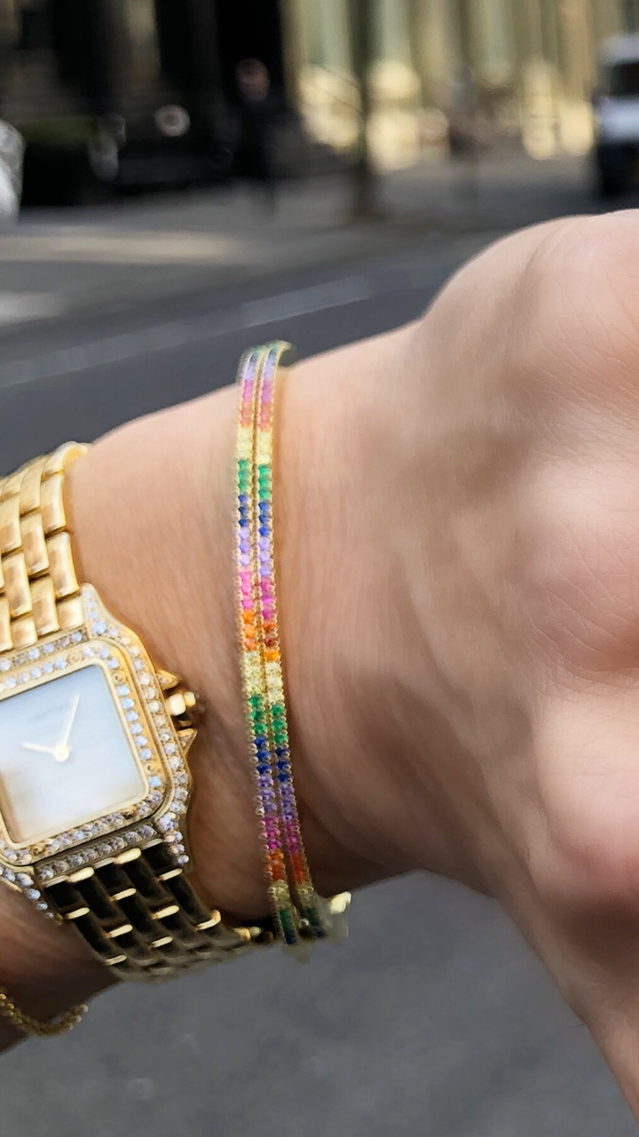 THIN RAINBOW BANGLE
