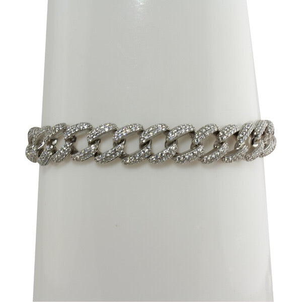 Diamond Cuban link bracelet 