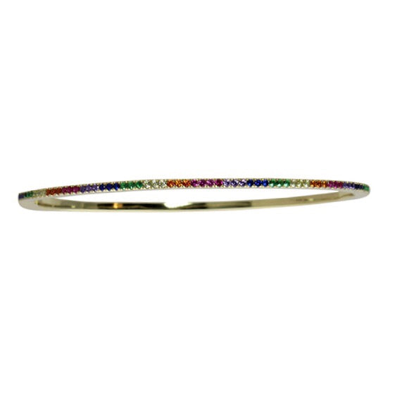 THIN RAINBOW BANGLE