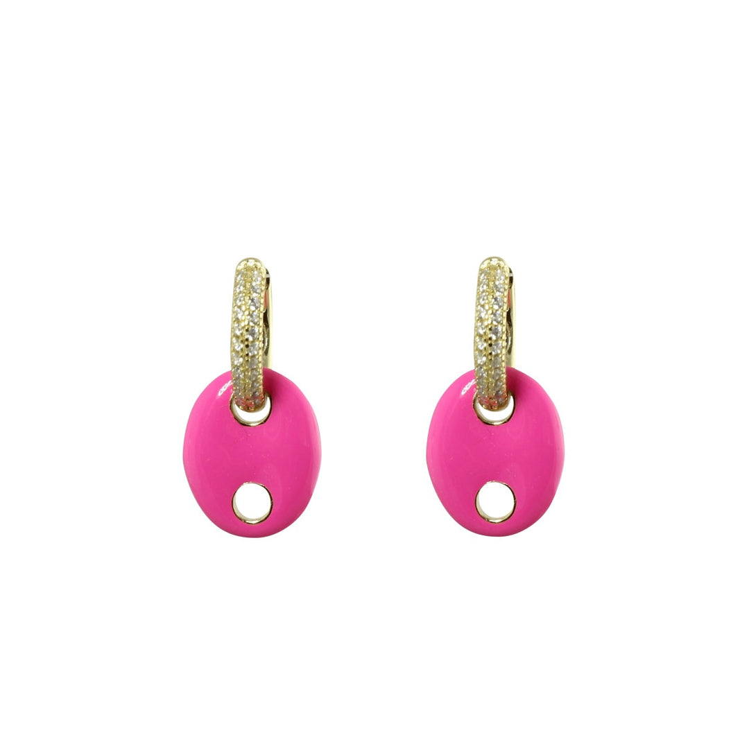 GOLD OVAL BUTTON HUGGIES
