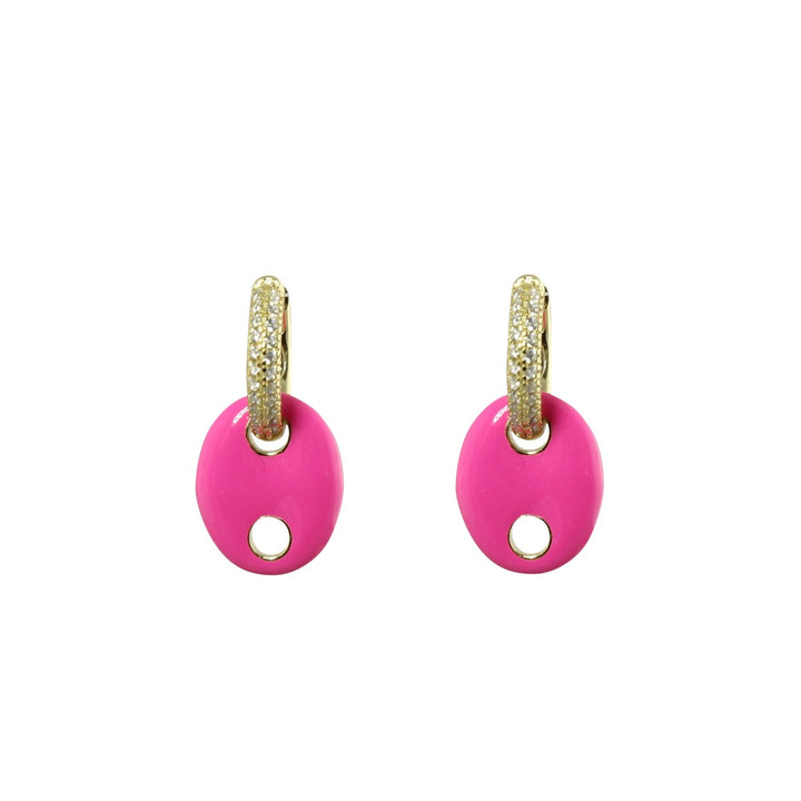 GOLD OVAL BUTTON HUGGIES