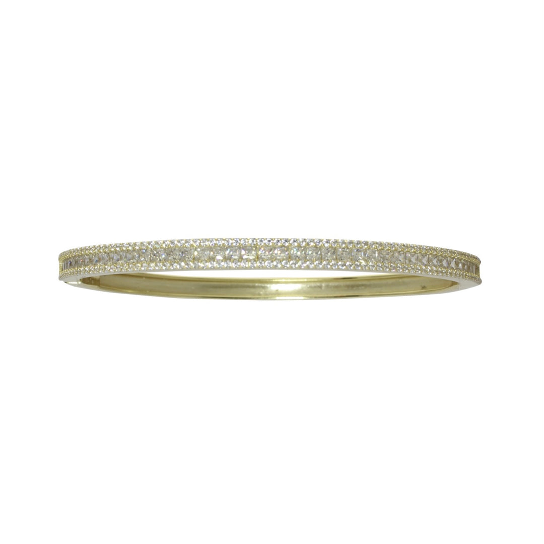 GOLD BAGUETTE BANGLE