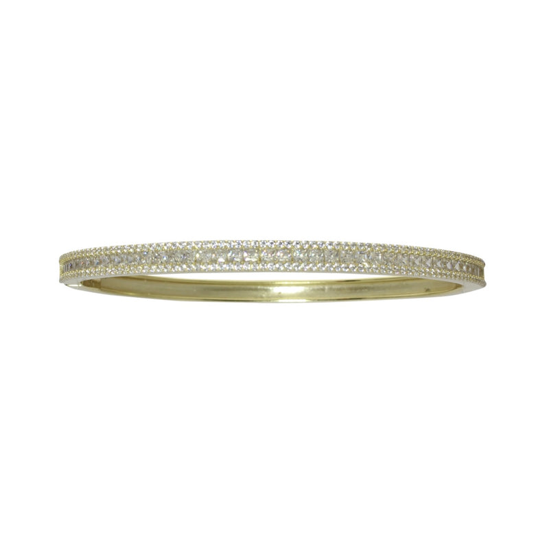 GOLD BAGUETTE BANGLE