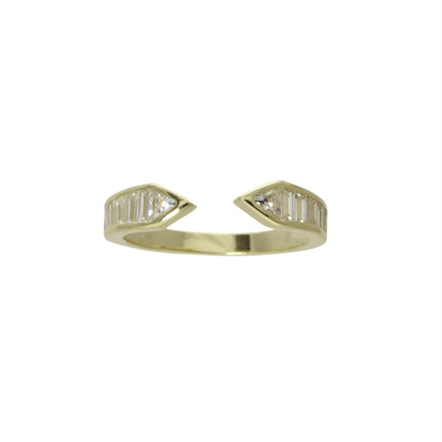gold claw ring