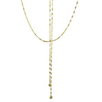 MIRRORED DOUBLE LAYER LARIAT