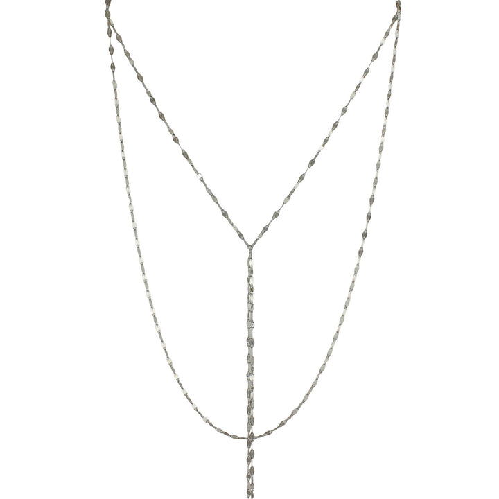 MIRRORED DOUBLE LAYER LARIAT