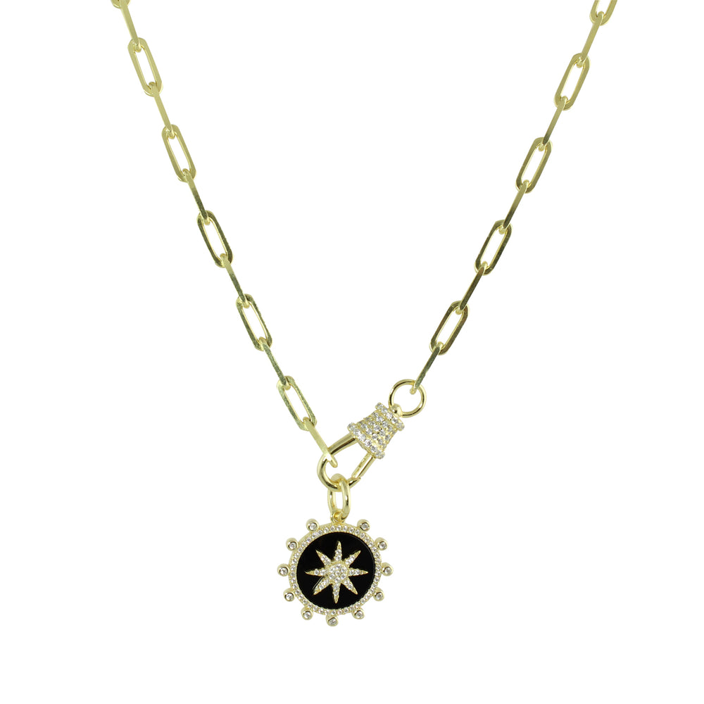 black onyx necklace 