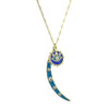 DUO CHARM MOON & EYE NECKLACE
