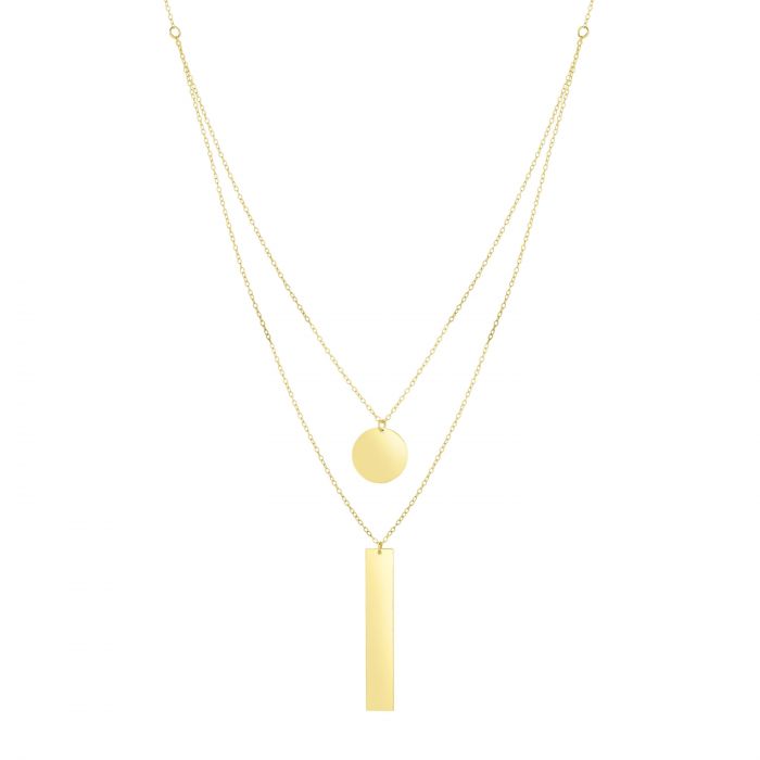 circle & bar necklace 